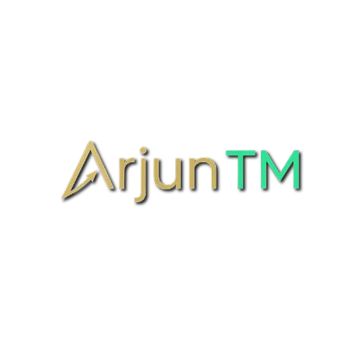 ArjunTM logo featuring a modern stylized “A” with an upward arrow design, followed by the brand name “ArjunTM” in a clean, professional typeface.